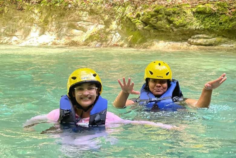 ¡Momento foto en el río Sonador!