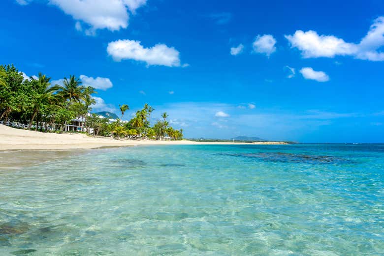 Una de las paradisíacas playas de Puerto Plata