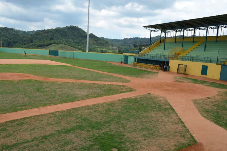 El campo de béisbol que visitaremos