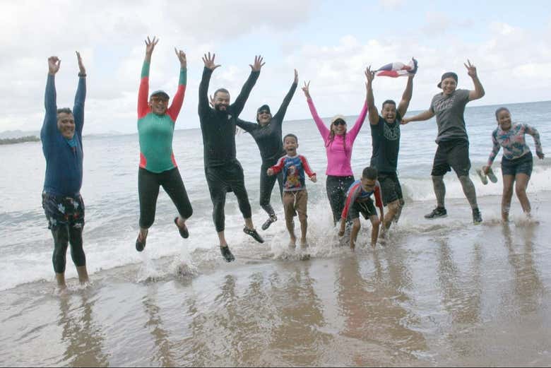 Haremos una pausa en la playa Bergantín