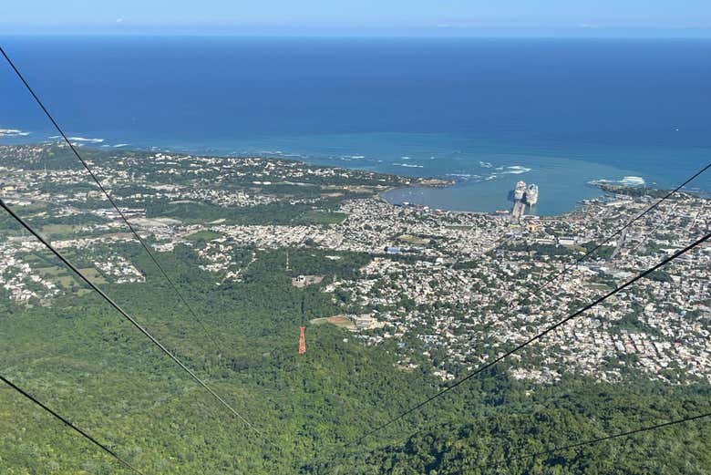 Vista desde el monte Isabel de Torres