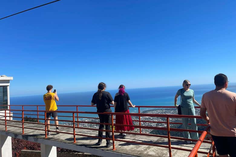 En el mirador del monte Isabel de Torres