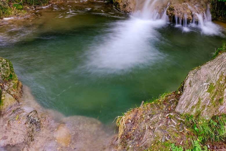 Le acque della piscina naturale