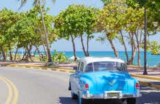 Vintage Car Drive in Puerto Plata