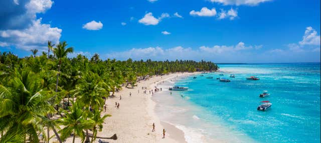 Excursión a isla Saona en catamarán