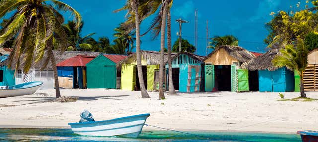 Excursão de barco com visão submarina à ilha Saona