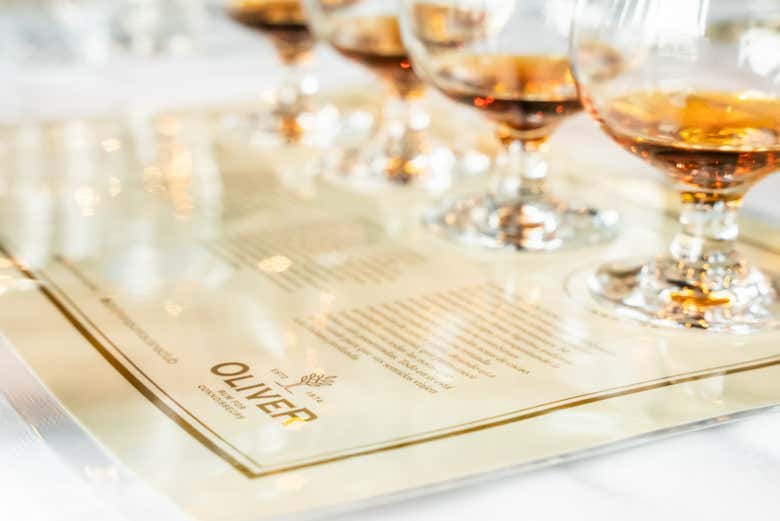 Provaremos vários tipos de rum Oliver & Oliver