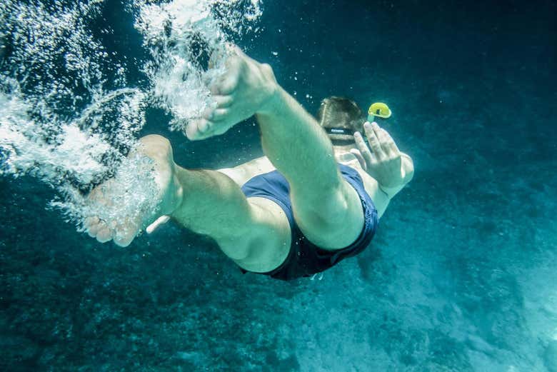 Snorkel en las costas de Punta Cana