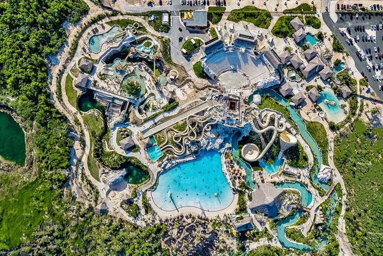 Vue aérienne sur El Dorado Water Park