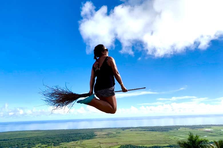 Otra curiosa fotografía que podréis tomar en la Montaña Redonda