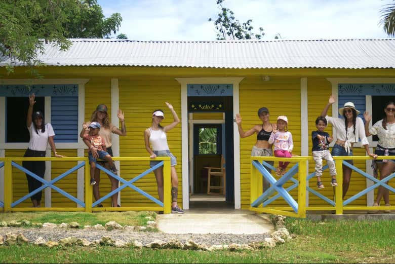 Typical Dominican House in the Country Side 