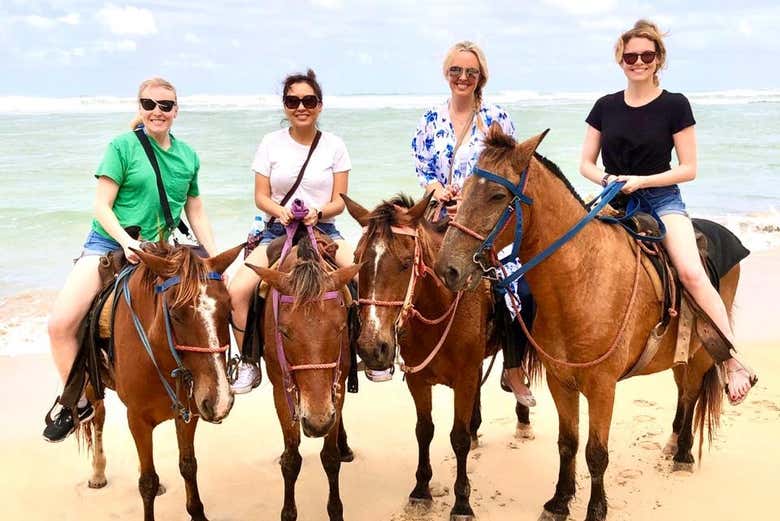 Paseando a caballo por Punta Cana
