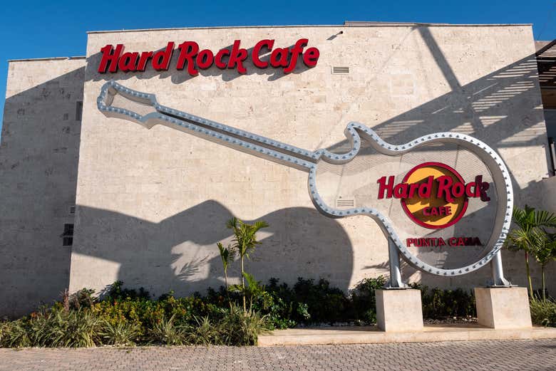 Pass by the Hard Rock Café in Punta Cana