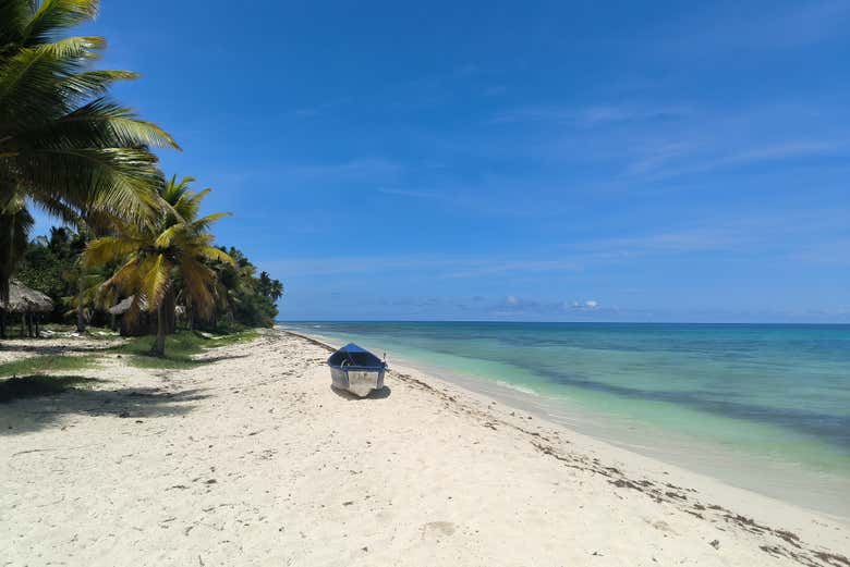 Praias paradisíacas da ilha Saona