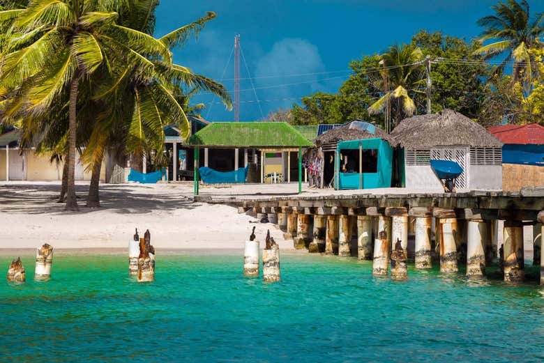 Mano Juan, no sul da ilha Saona