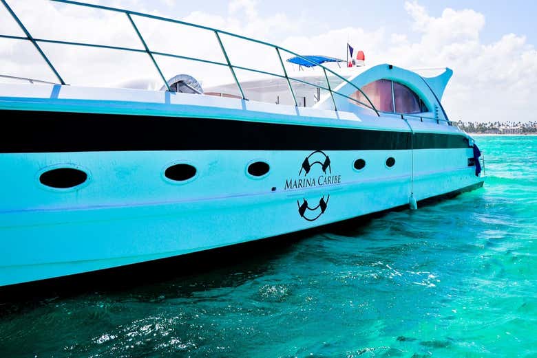 O catamarã da festa