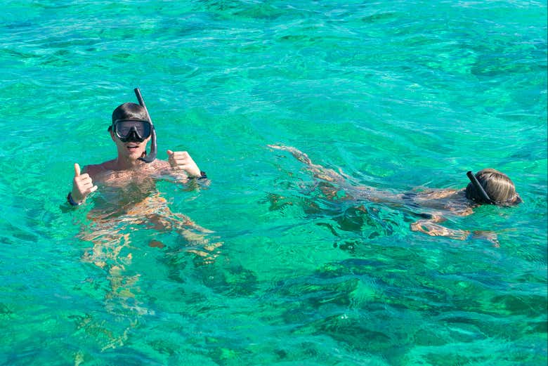 Também faremos snorkel