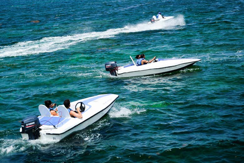 Speeding through the waves