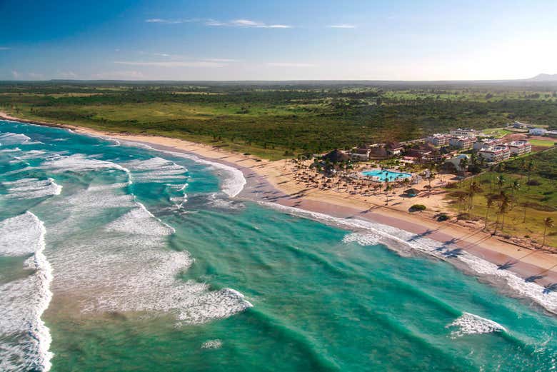 Panorâmica da Playa Bávaro