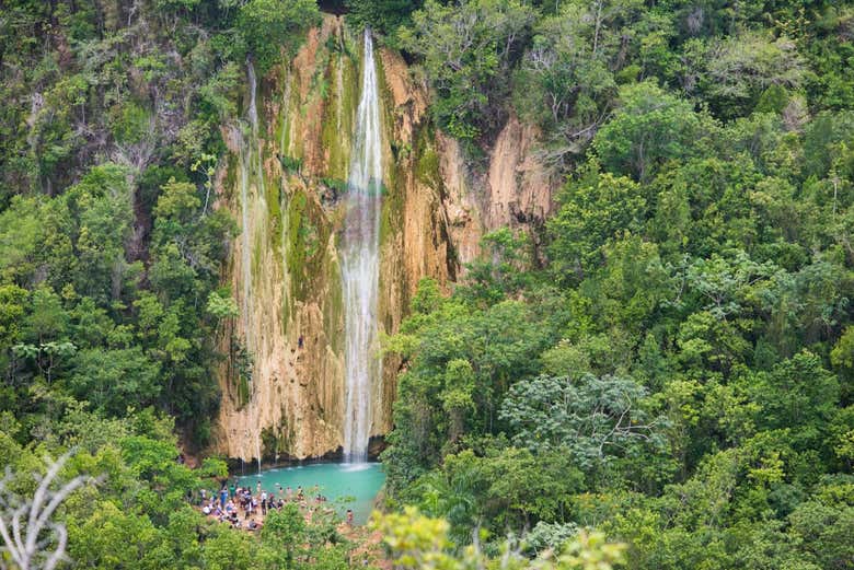 The Salto del Limón waterfalls in Samaná