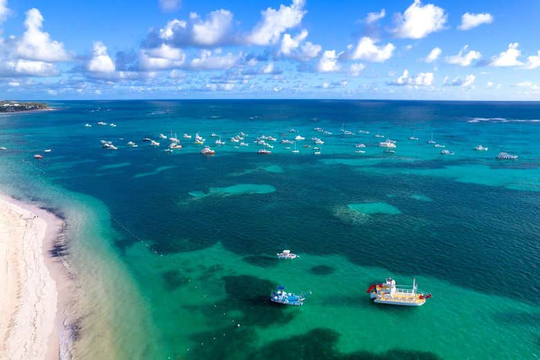 Vista aérea de Punta Cana