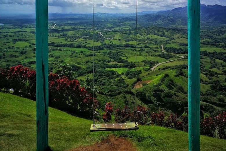 Vistas desde el columpio de la Montaña Redonda