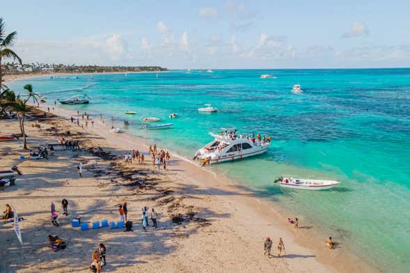 Passeio de catamarã por Punta Cana + Snorkel