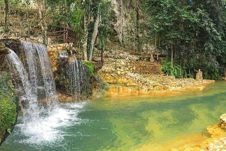 Una delle piscine di Altos de Caño Hondo