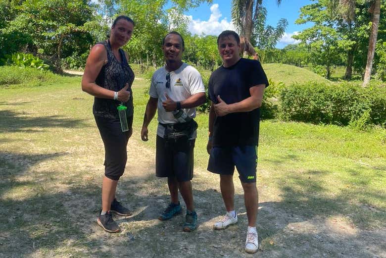 Una foto prima di iniziare il tour