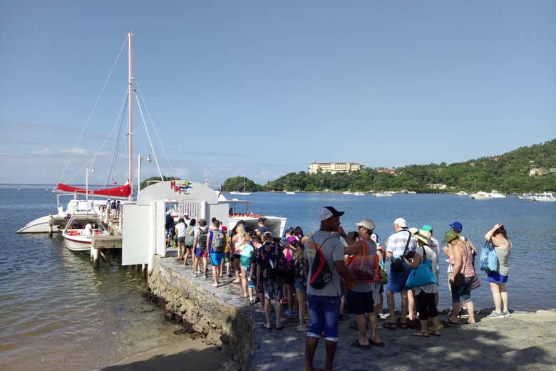 Ready for this day trip to Bacardi Island?