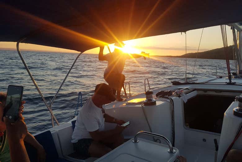 Admire a breathtaking sunset