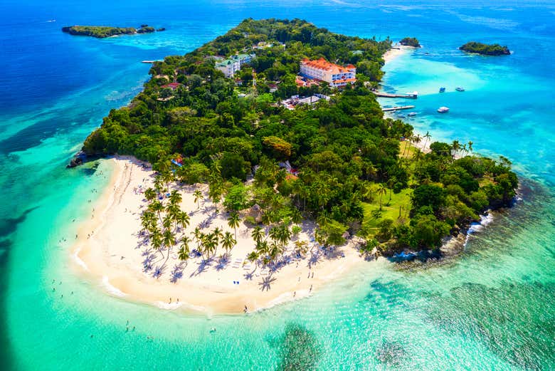 Panorámica de Cayo Levantado