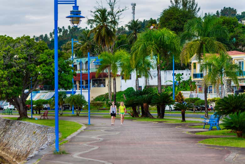 El paseo costero de Samaná