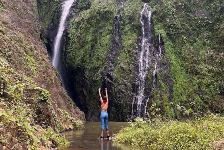 Ai piedi del Salto de La Jalda