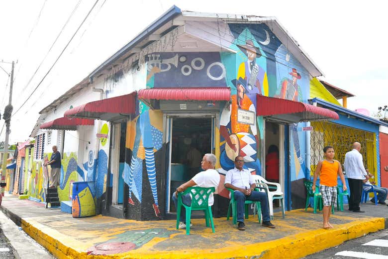 Una taverna tipica di Los Pepines