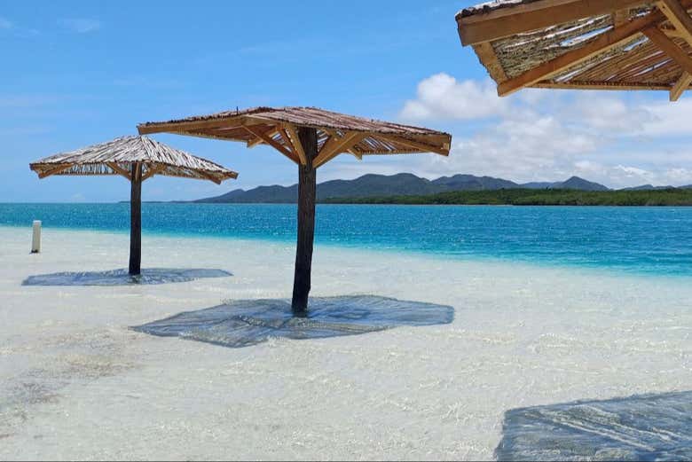 La playa de aguas bajas de Grand Grossier