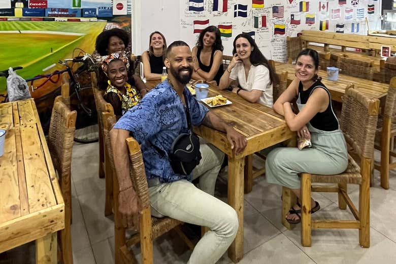 Empezando la noche de fiesta por Santo Domingo