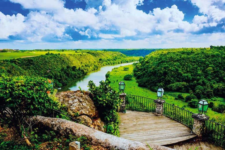 Vista sul fiume Chavón