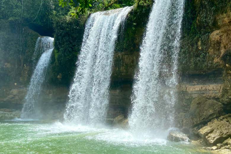 Las tres caídas de agua de Salto Alto