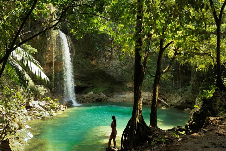 Uma paisagem de cartão-postal