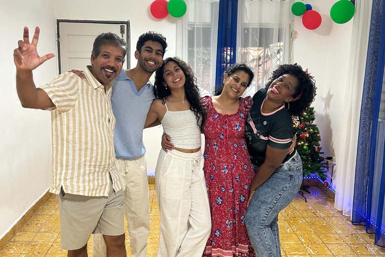 Después de la clase de baile en Santo Domingo