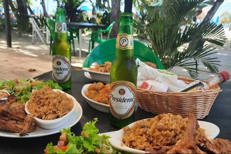 Un delicioso almuerzo dominicano