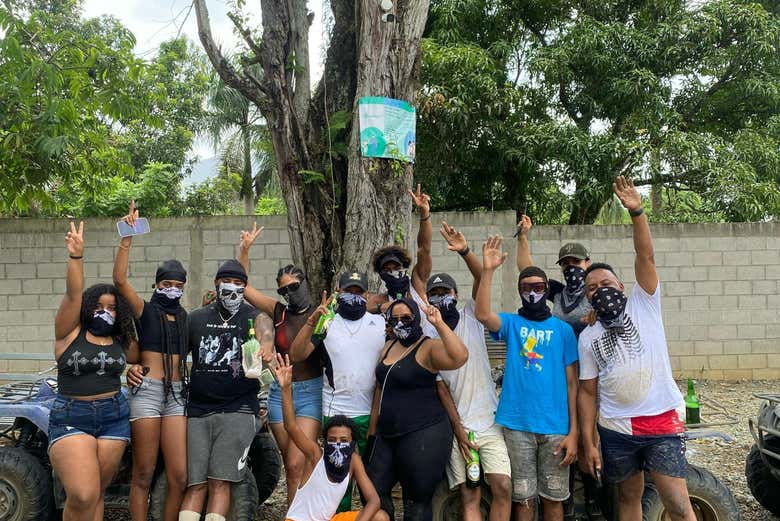 Photo souvenir à Villa Altagracia !