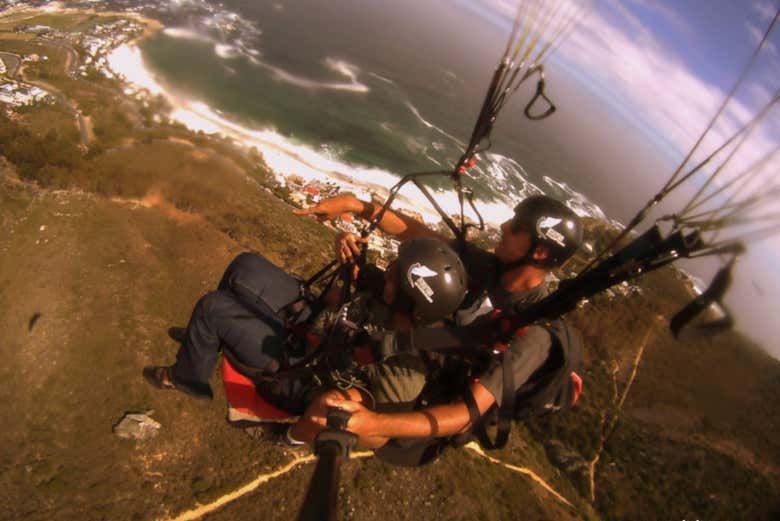 Vol en parapente au Cap