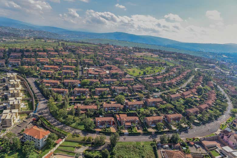 Un des quartiers de Kigali