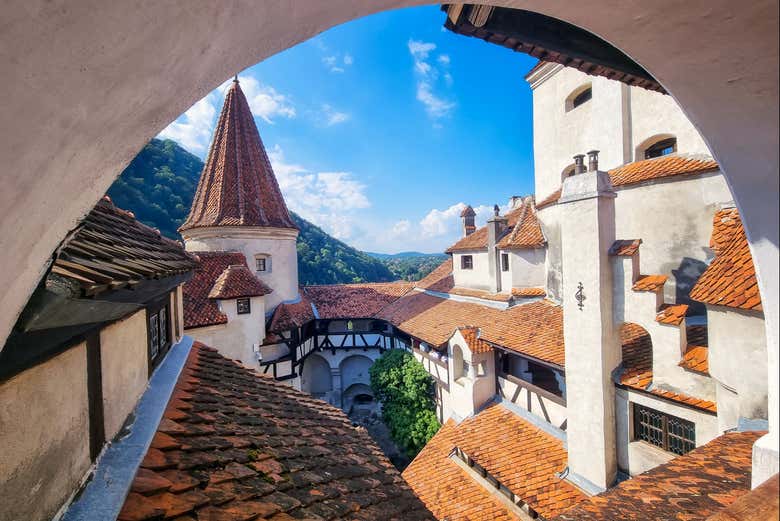Interior del castillo de Bran 
