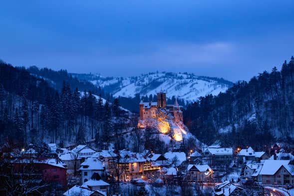 Tour nocturno privado por el castillo de Bran