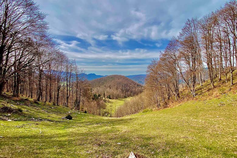 Landscapes along the route