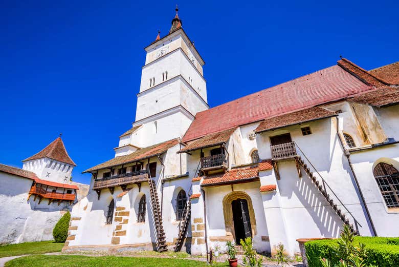 Campanile della chiesa fortificata di Hărman