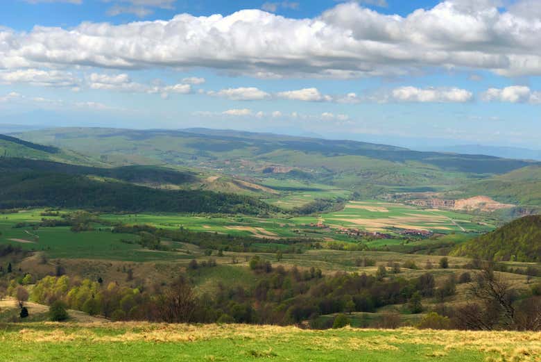 Il paesaggio che osserveremo durante l'itinerario
